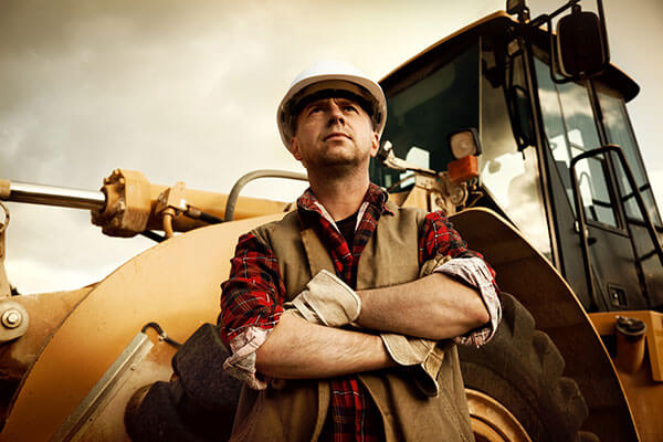 Man with Heavy Machinery
